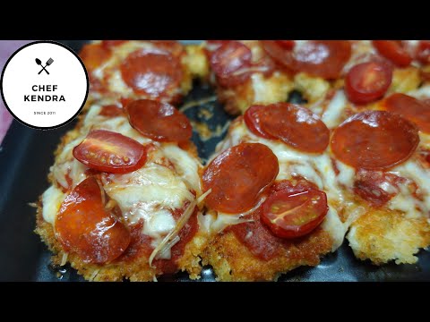 CHICKEN PARMESAN PIZZA  / SO EASY / DELICIOUS