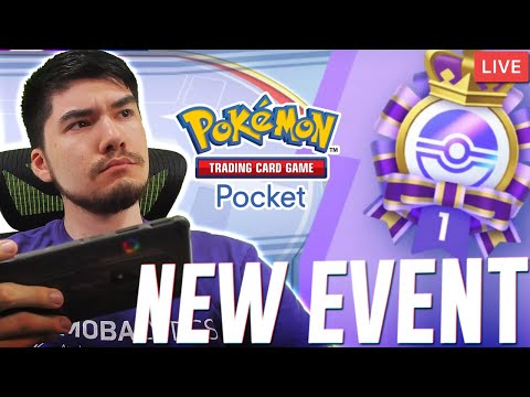 🔴NEW RANKED EVENT ?! 20/7 ATM ! POKEMON POCKET ! 🔴 !phone !tablet !friendcode