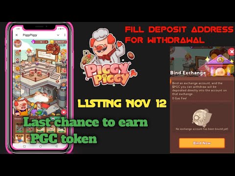 piggy piggy airdrop 🐷 || listing on nov 12✅ | deposit opens untill nov 9 || final chance to earn PGC