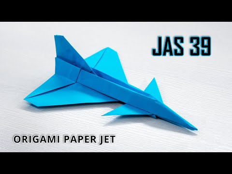 The Saab JAS 39 Gripen Origami Model Soars to New Heights