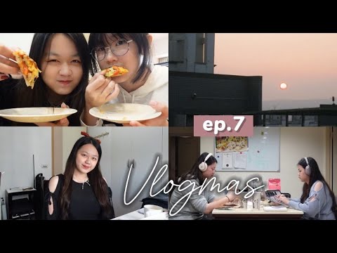 Vlogmas❄️ep.7 | 大學生工作日常、回阿嬤家、快樂台中耍廢周末