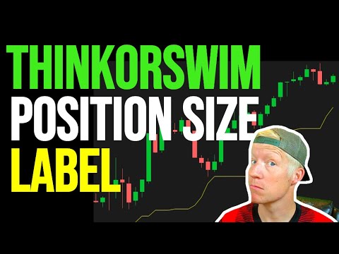 ThinkorSwim Automated Position Size Calculator