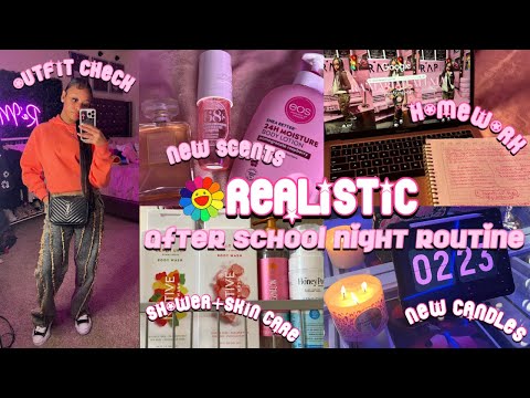 AFTER SCHOOL NIGHT ROUTINE☆ | skin care, homework, girl talk, playlist || Ra'Mariah Alexia