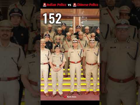 India Police VS Chinese Police 2024 #shorts