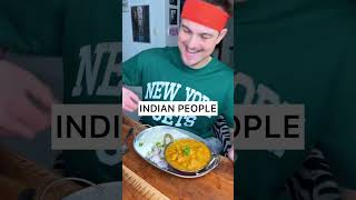 Hands are the best cutlery for Indian food..😌♥️🥘 agreed?😁 | Normal vs Indian | CHEFKOUDY