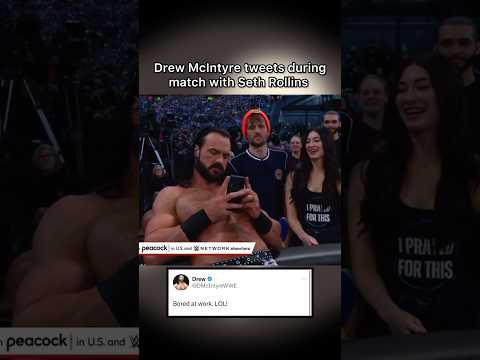 Drew McIntyre Tweets Mid-Match at WrestleMania