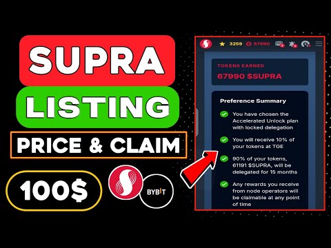 Supra Token Listing Update 😱 Supra Price Update 🤑 Supra Oracles Claim Process 🤑