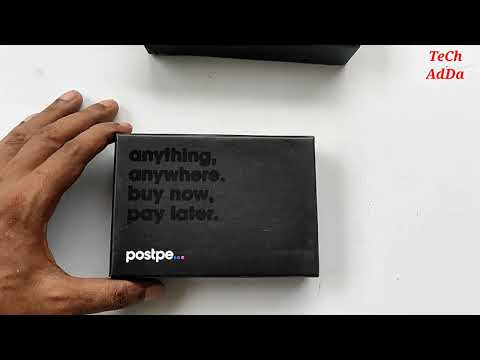 New Postpe Physical Card Unboxing