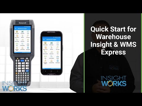 Quick Start for Warehouse Insight & WMS Express