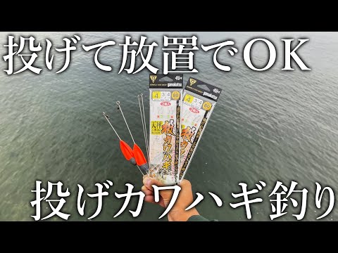 投げて放置するだけで大型のカワハギが釣れる！遠投して狙う「投げカワハギ釣り」を紹介