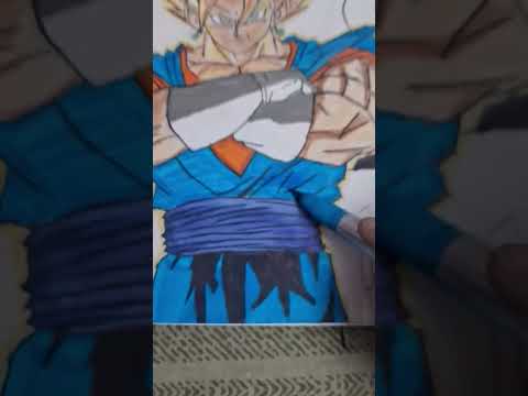 Vegito dbl Art #drawing #viral #anime #animestyle #animedrawing #dbl #dtagonballsuper