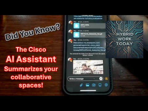 Did you know the Cisco AI Assistant can also summarize your messages on   Wx Mobile???