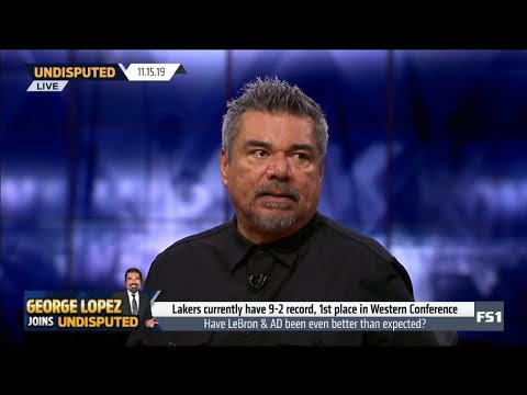 UNDISPUTED | George Lopez STUNNED Lakers currently have 9-2 record, 1st place in Western Conference