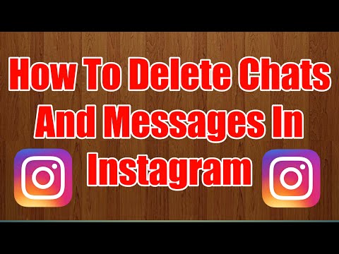 #How to delete chats and messages in Instagram