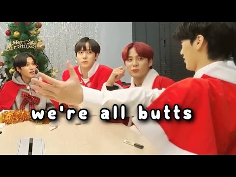 ateez being chaotic during their christmas live