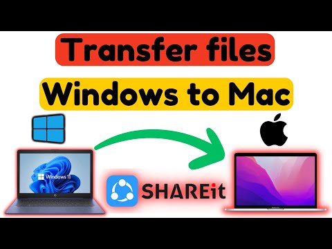 How to Transfer Files from Windows to Mac with Shareit | Share Files from Windows to Mac