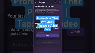 Professions That Pay Well | Tapswap Video Code