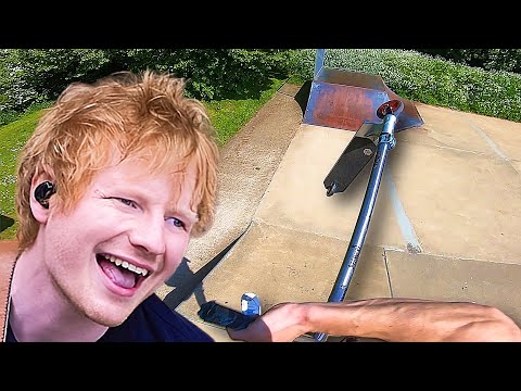 Riding Ed Sheeran’s Skatepark!