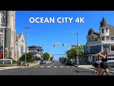 Ocean City 4K Driving Tour | New Jersey Shore Downtown Drive