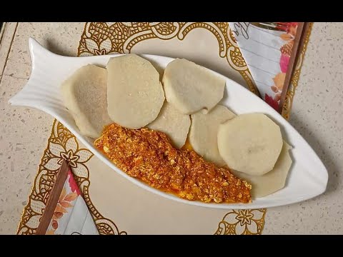 HOW TO MAKE HOMEMADE DUNDU AND PEPPERED EGG SAUCE