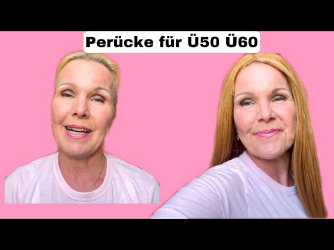 Lange Perücke für die ältere Frau | Styling, Pflege und passendes Makeup erklärt