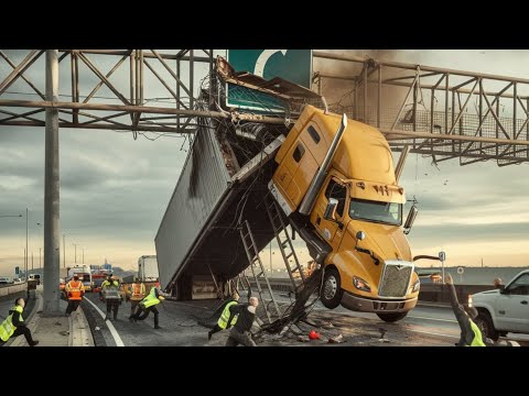 Insane Truck & Equipment Fail Moments, Extreme Idiots at Work" #38