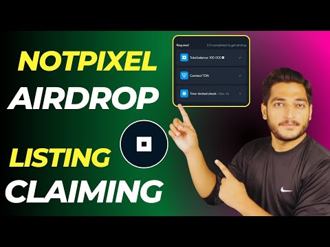 Not Pixel Airdrop 3 Task To Eligible In Airdrop || Not Pixel Airdrop Mining End Date