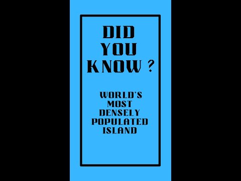 Did you know  - Densely populated Island  #shorts