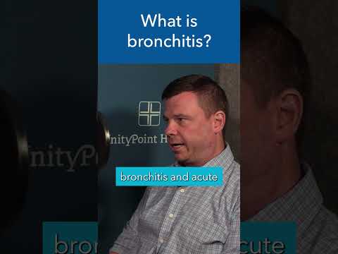 What is Bronchitis? #shorts