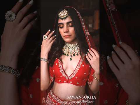 Look one of a kind on your BIG Day with Sawansukha #YoutubeShorts #trendingonshorts  #bridaledit