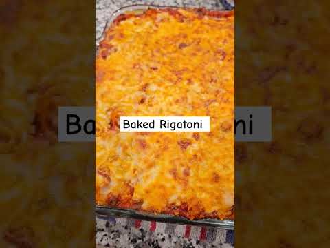 Baked Rigatoni #foodie #rigatoni #baked #shorts