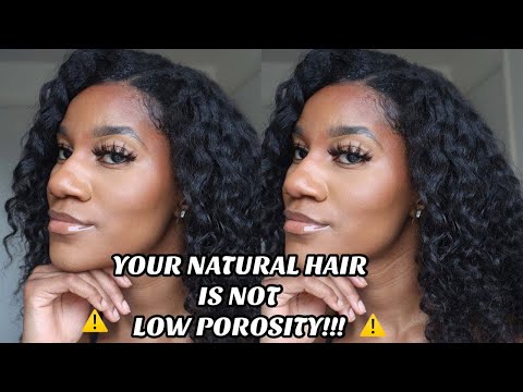 BLACK PEOPLE CANT HAVE LOW POROSITY HAIR Pt.1 - The science POV | Natural Nadine