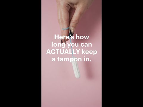 Here's How Long You Can Actually Leave a Tampon In