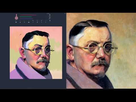 Studying Felix Vallotton 1914 | HEAVYPAINT 200