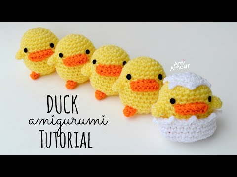 Duck Amigurumi Tutorial - Crochet for Beginners - Part 1