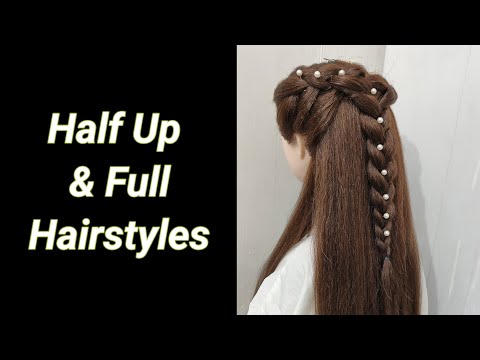 Hair Style Girl | Beautiful Hairstyles | Easy Half Up and Full Braid Hairstyle