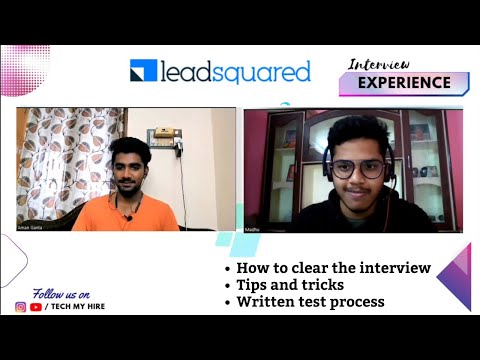 Lead square Interview experience 2023 | lead square interview questions | Freshers interviews