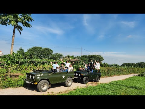 Hanoi Jeep Tour (Part-4): Lunch provided at “Hidden Gem Cafe” - The unique recycled cafe in Hanoi