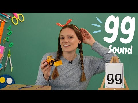 'gg' Sound | Learn Phonics | 'gg' words | Learn to Read | British Teacher | Double Letter Sounds