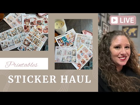 Planner Stickers Haul: Printable Sticker Kits