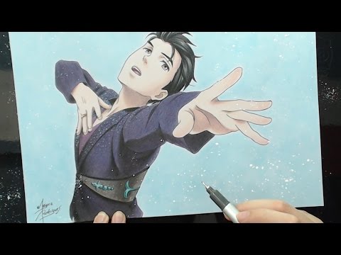 Speed Drawing - Katsuki Yuri (Yuri!!! on ICE)