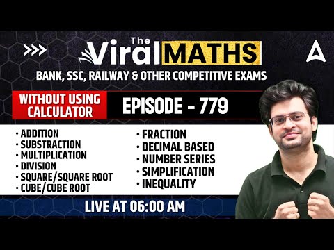 Bank Exams | Simplification | Number Series | Inequality | Arithmetic & DI By Navneet Tiwari