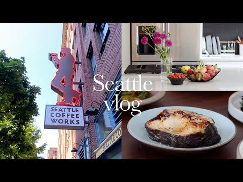 VLOGㅣWhite Miso Black Cod Recipe, Pike Place Market, The Pink Door, Summer in Seattle!