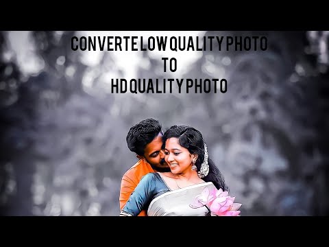 converte low quality photo to HD quality photo easy method // in kannada