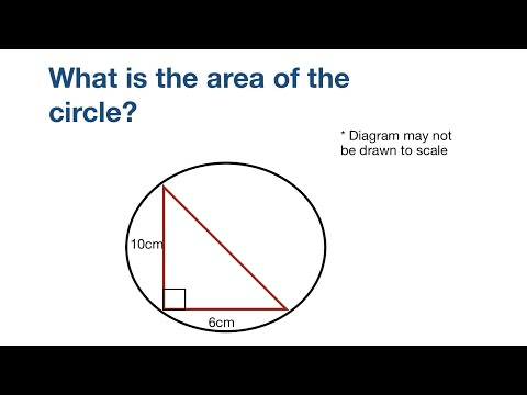 Solve For The Area of A Circle | Math Problem