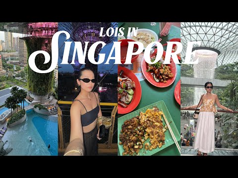 SINGAPORE TRAVEL VLOG | places to explore, must visit hawkre centers, summer ootds & new friendships