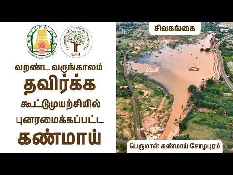 Solapuram Perumal Kanmai Restoration | சிவகங்கை | EFI's Lake Night Show