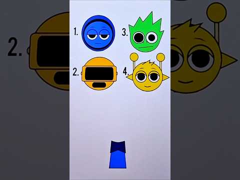 Which one is correct? #shorts #sprunki #incredibox #rainbowfriends #youtubeshorts