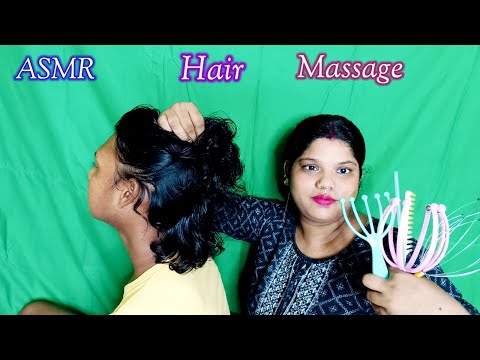 ASMR~Doing My Elder Brother Hair Massage for Sleeping (Tingle's & Relaxing) @asmrsangi7044 ❤️💆