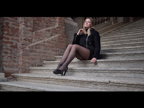 HOSIERY FASHION FILM : Pantyhose, Stockings, Heels, MiniSkirt (4K)